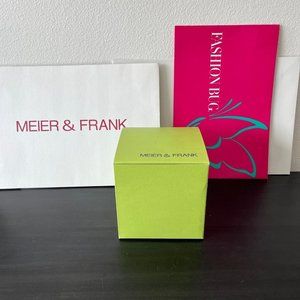 Lot of 4 Vintage Store Gift Boxes Various Sizes ~ Fashion Bug ~ Meier & Frank